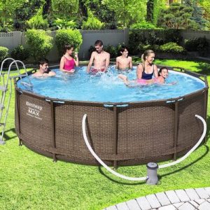 Bestway Piscina Desmontável Steel Pro Max Deluxe jardim Bestway Piscina Desmontável Steel Pro Max Deluxe jardim