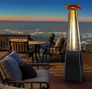 Aquecedor de terraço em pirâmide BU-KO