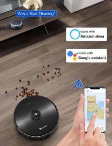 conectividade robô esfregador