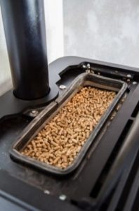 Tanque de pellets da Salamandra