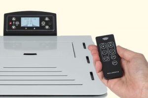 controlo remoto e conectividade Salamandra a peletes