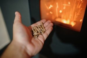 potência Salamandra a pellet