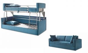 Sofá-cama beliche conversível
